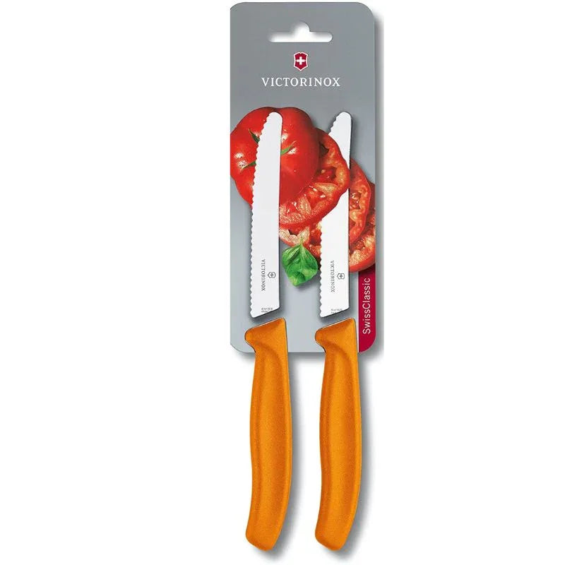 Victorinox Swiss Classic Tomato Serrated Knife |  11cm  | 2 Pack