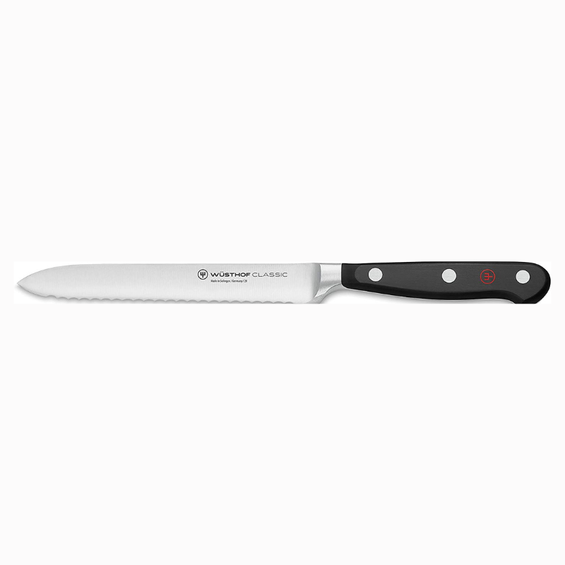 Wüsthof | Classic Serrated Utility/Slicing Knife - 14cm (WU4110/14)