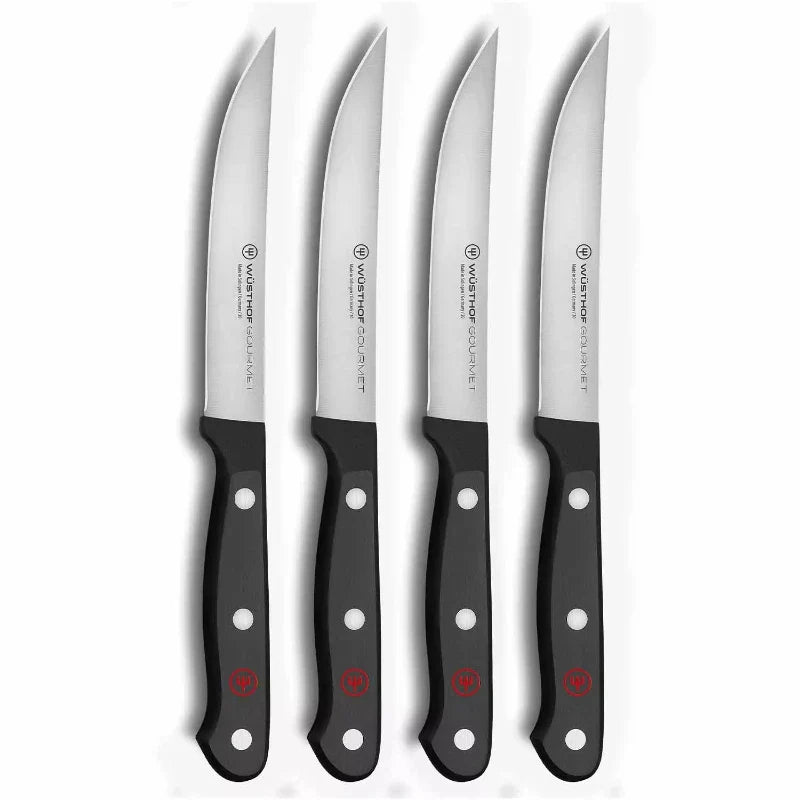 Wüsthof Gourmet 4-Piece Steak Knife Set - 12cm (WU9729)