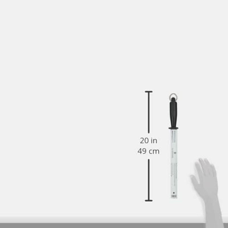 Victorinox Round Fine Cut Butcher Sharpening Steel | Black