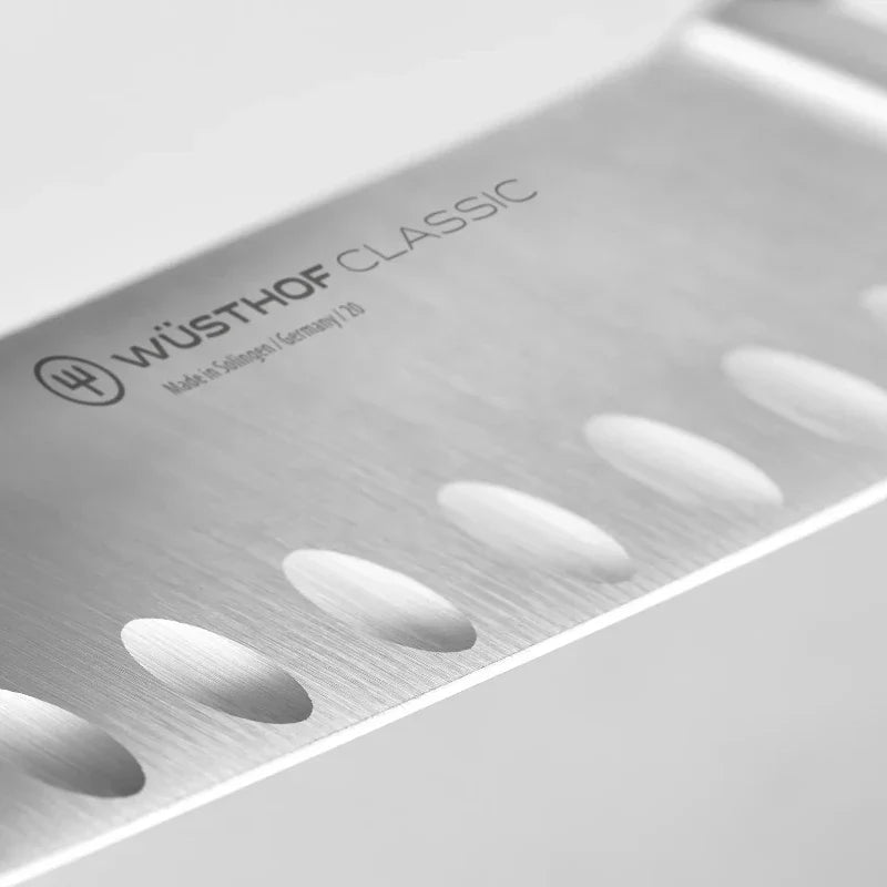 Wusthöf Classic 7" Hollow Edge Nakiri | Black | (WU4193)