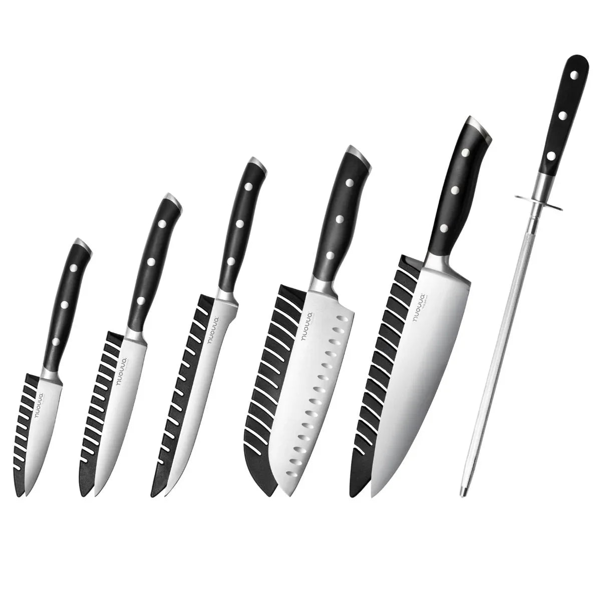Professional High Carbon Steel Kitchen Single & Sets Knives  (Multiple Variants), by Nuovva