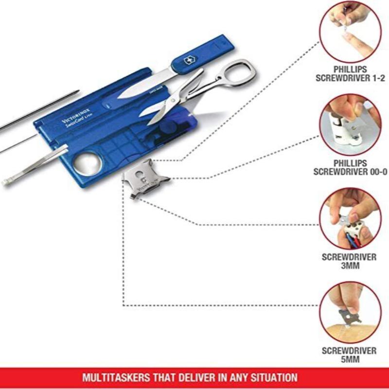 Victorinox Swiss Card Lite | Swiss Made Pocket Tool | 13 Functions - DPC